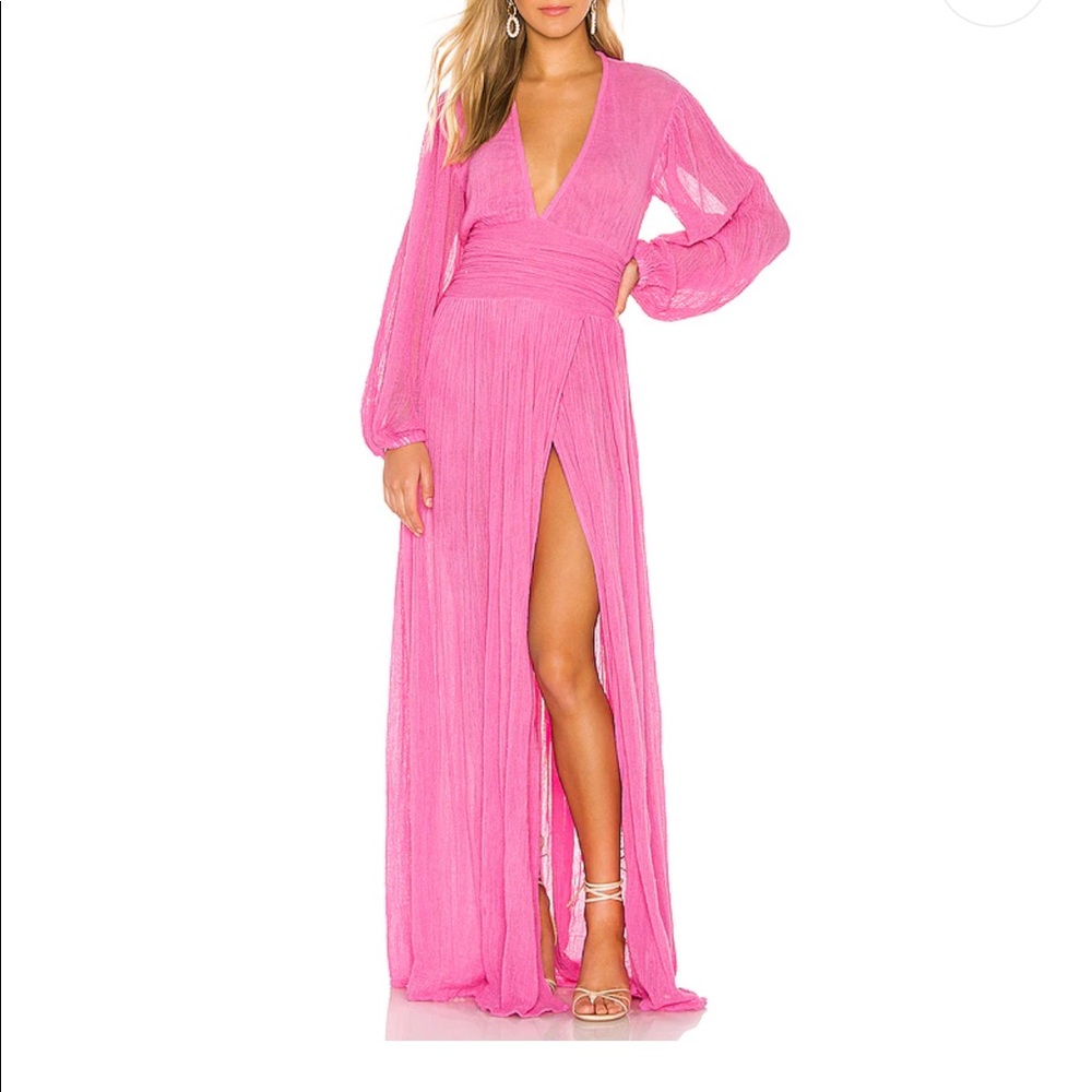 Jens Pirate Booty Lapis Maxi Dress in Pink Sky